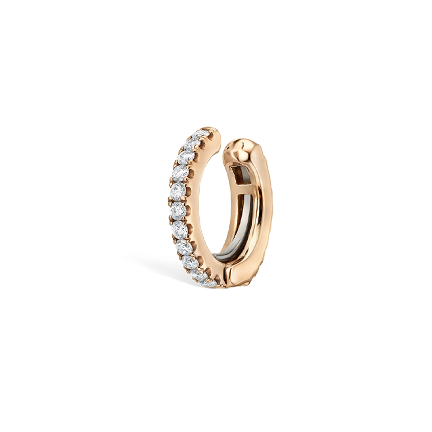 Diamond Eternity Tash Cuff Earring