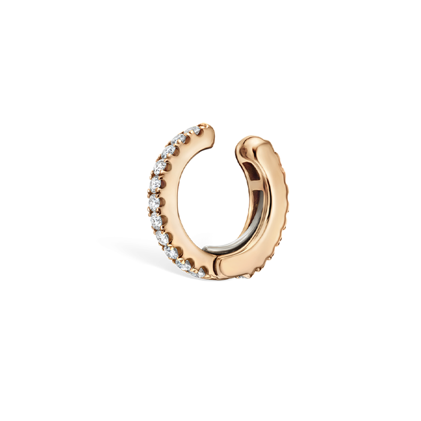 Diamond Eternity Tash Cuff Earring