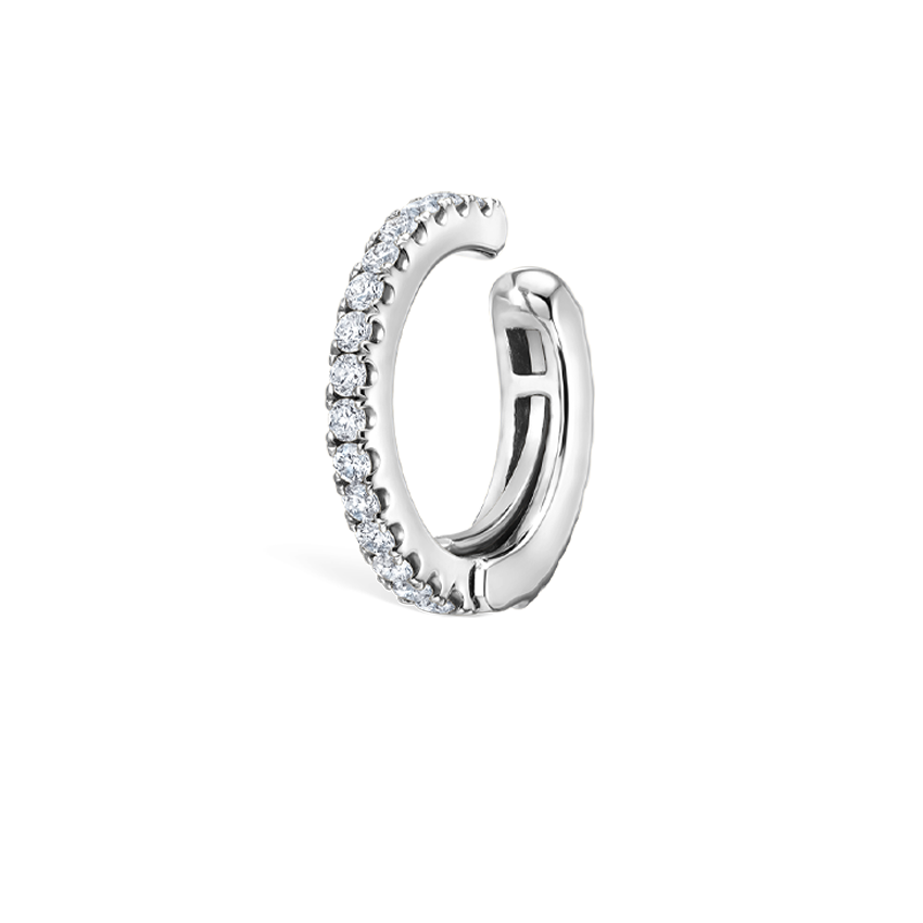 Diamond Eternity Tash Cuff Earring