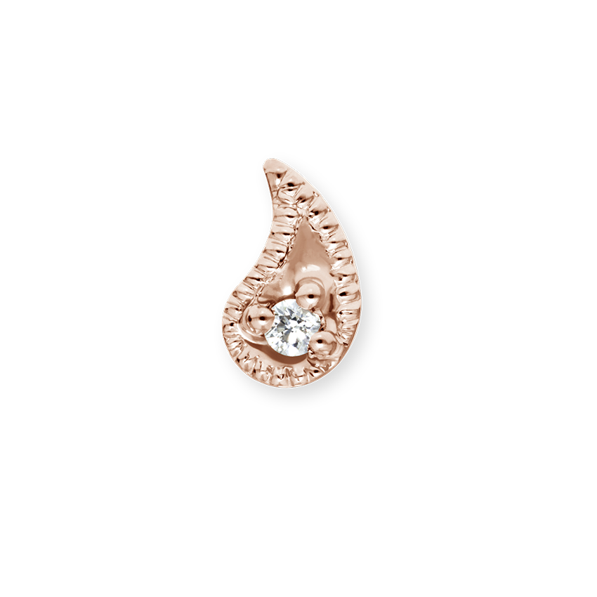 Diamond Paisley Nostril Screw