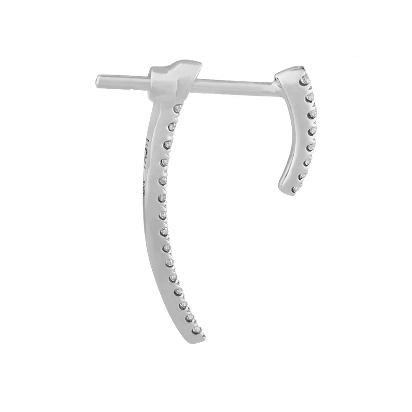 Diamond Talon Stud Earring