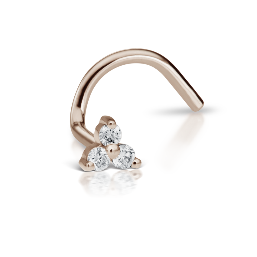 Diamond Trinity Nostril Screw