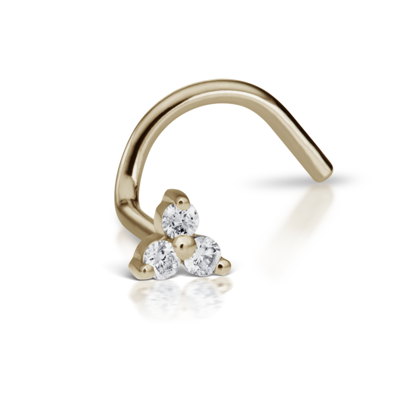 Diamond Trinity Nostril Screw