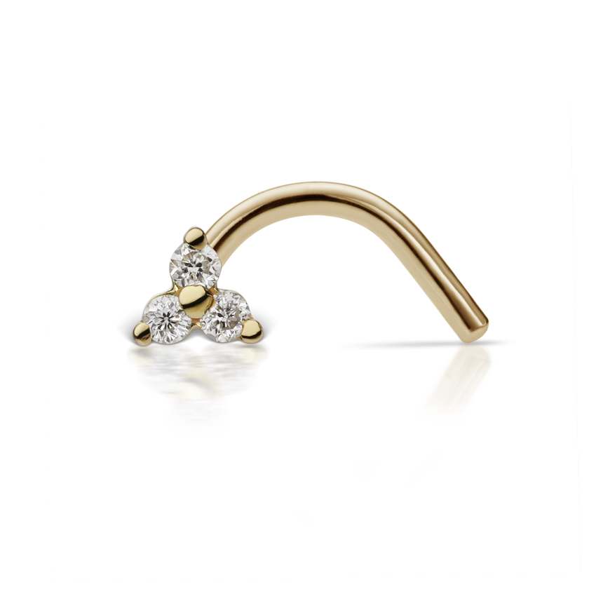 Diamond Trinity Nostril Screw