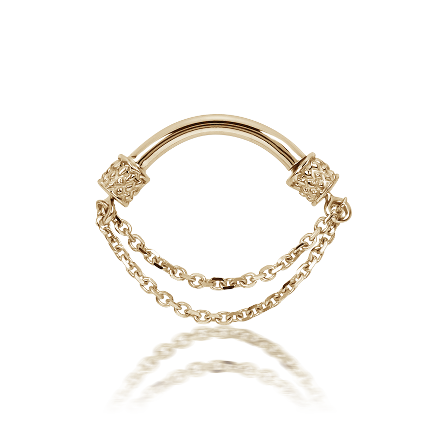double-chain-septum-spinner-yellow-gold-8mm-16-gauge---1-3mm-8mm-yellow-gold-ss2c-yg-d8-g16-a