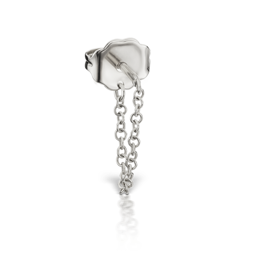 Chain Wrap Stud Earring