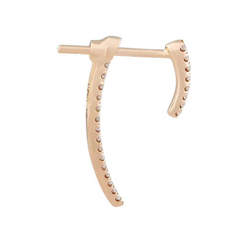 Diamond Talon Stud Earring