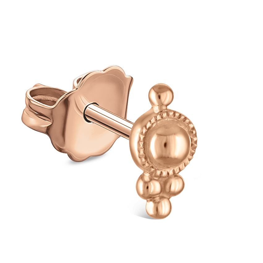 Four Ball Trinity Stud Earring