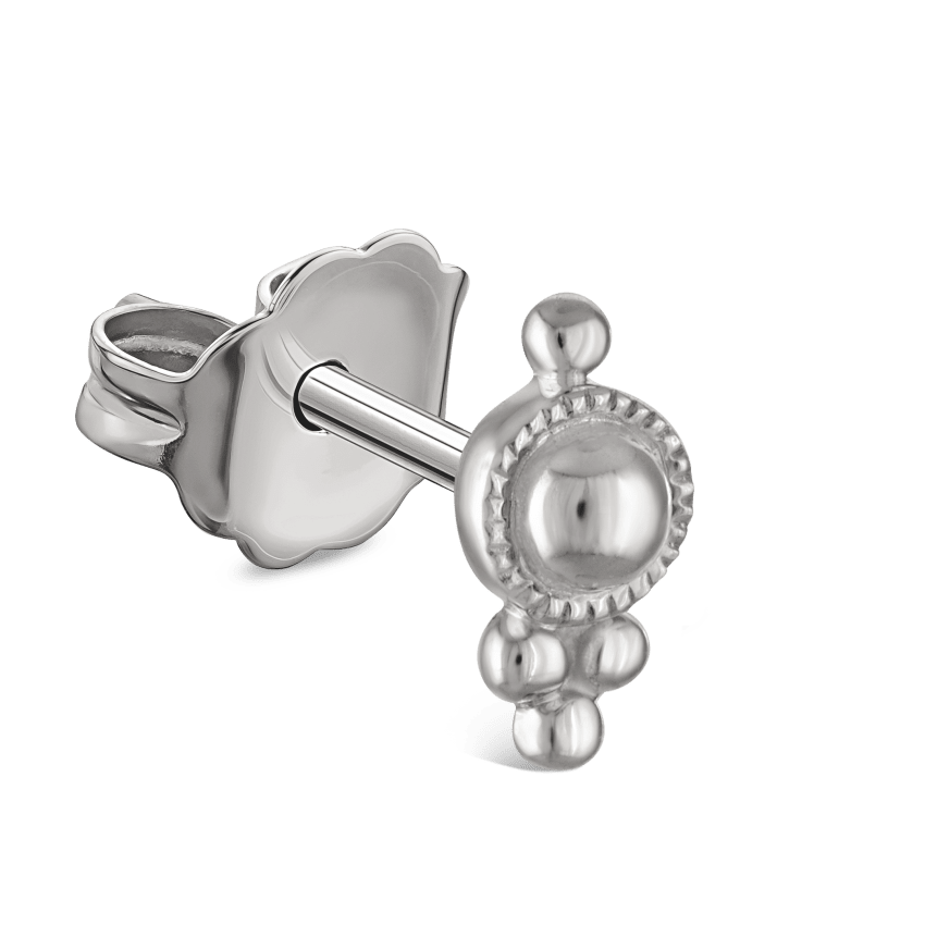 Four Ball Trinity Stud Earring