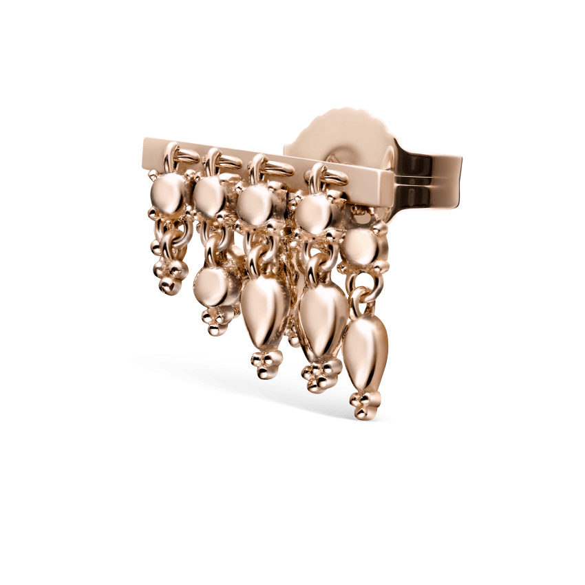 Tassel Bar Stud Earring
