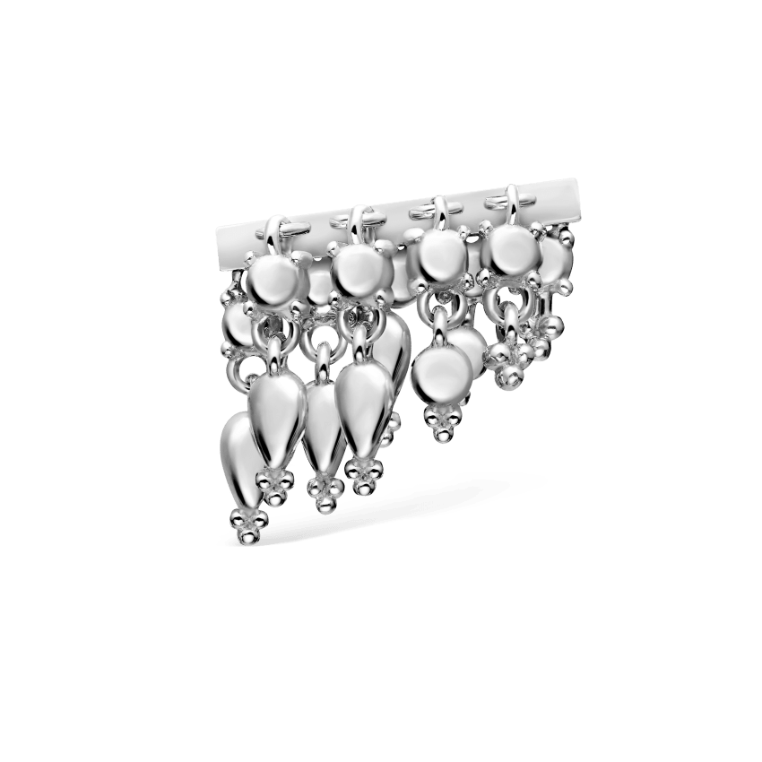 Tassel Bar Stud Earring