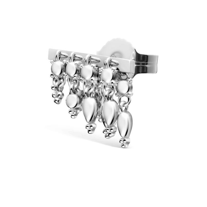Tassel Bar Stud Earring