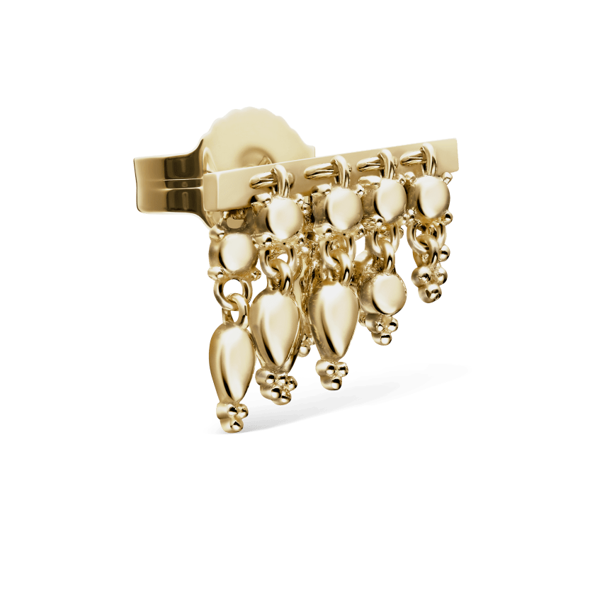 Tassel Bar Stud Earring