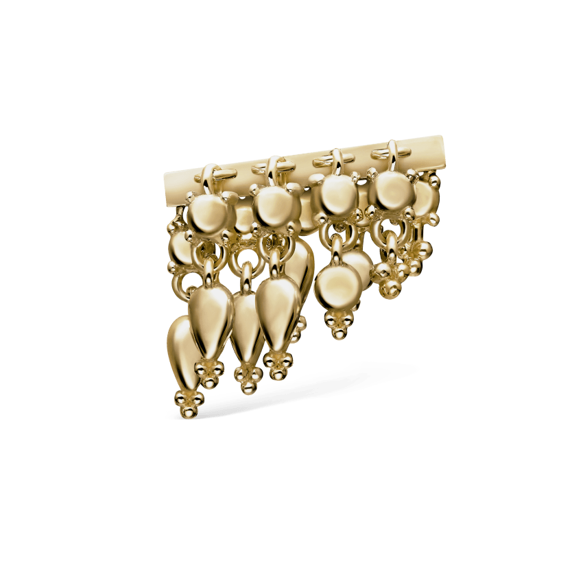 Tassel Bar Stud Earring