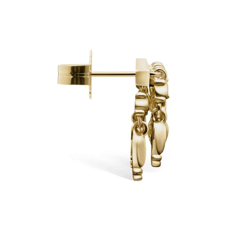 Tassel Bar Stud Earring