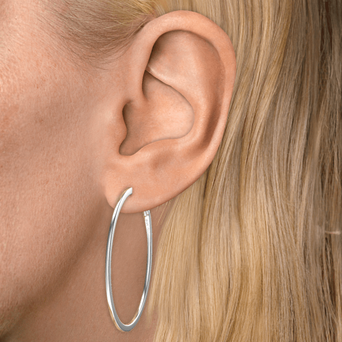 Flat Hoop Earring