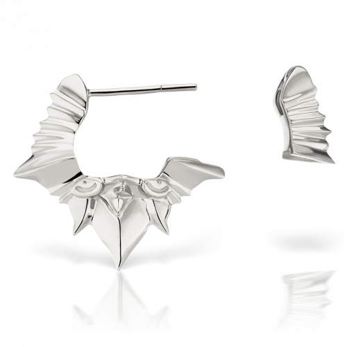Large Javanese Spike Hoop Earring