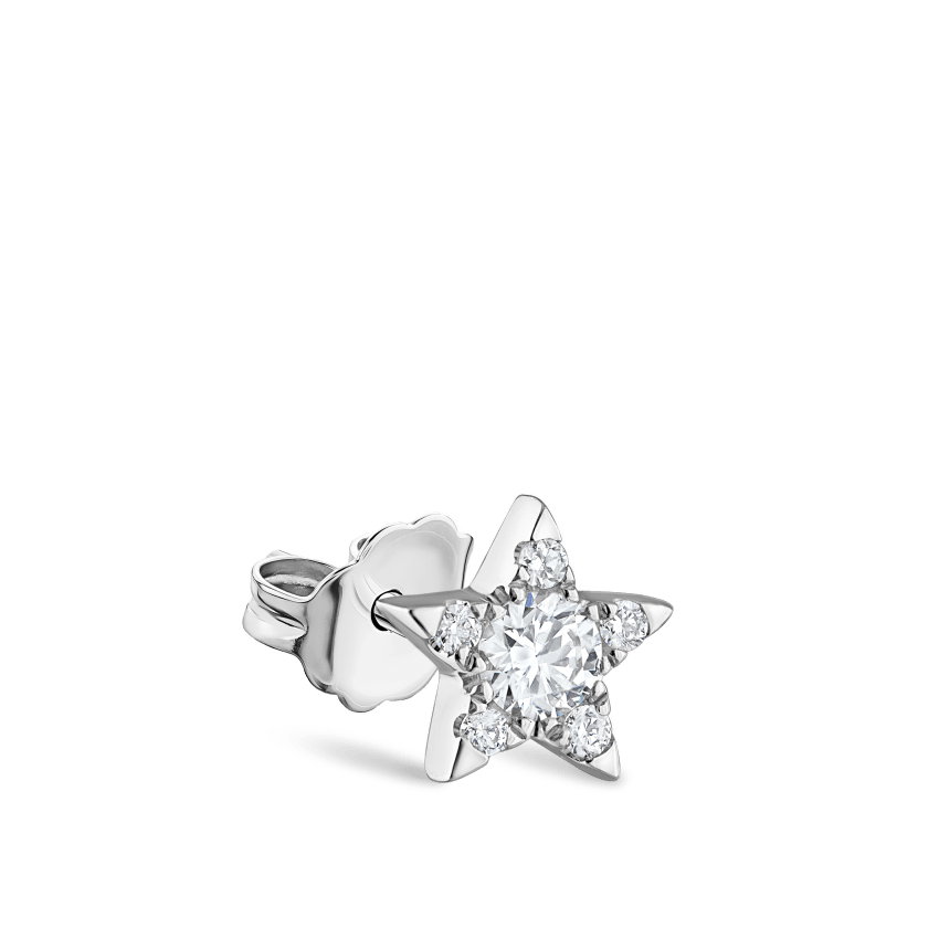 Diamond Star Stud Earring