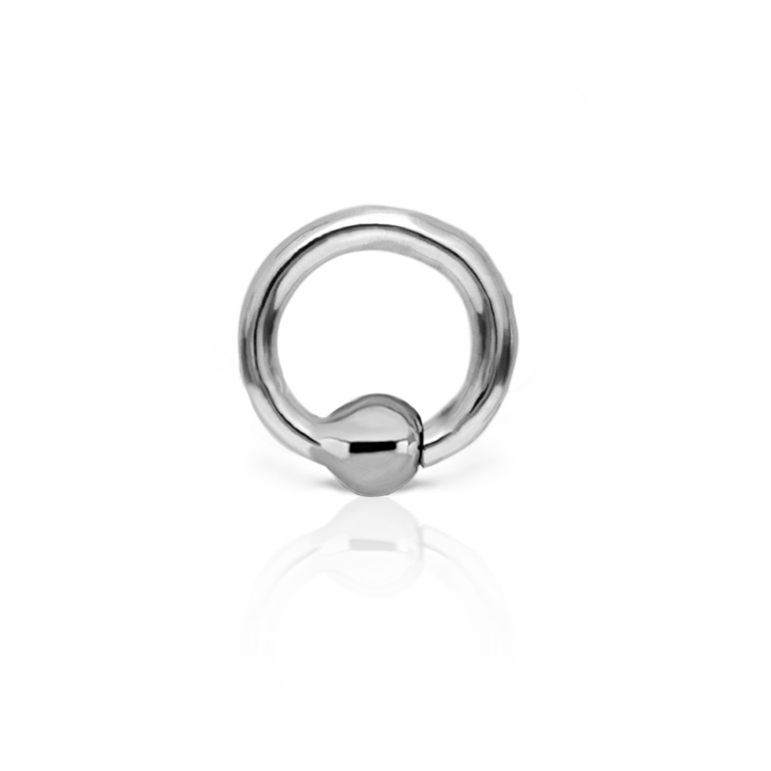 Fixed Gold Ball Ring