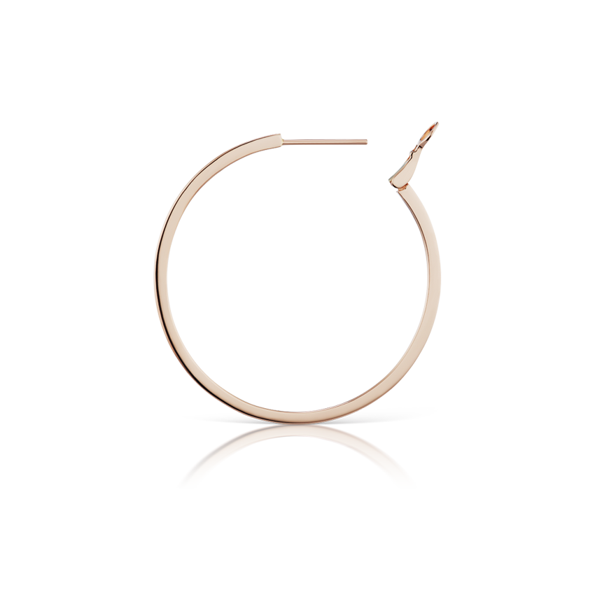 Flat Hoop Earring