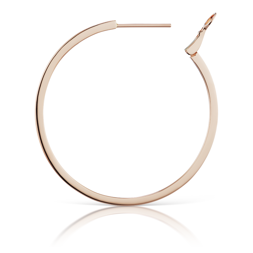 Flat Hoop Earring