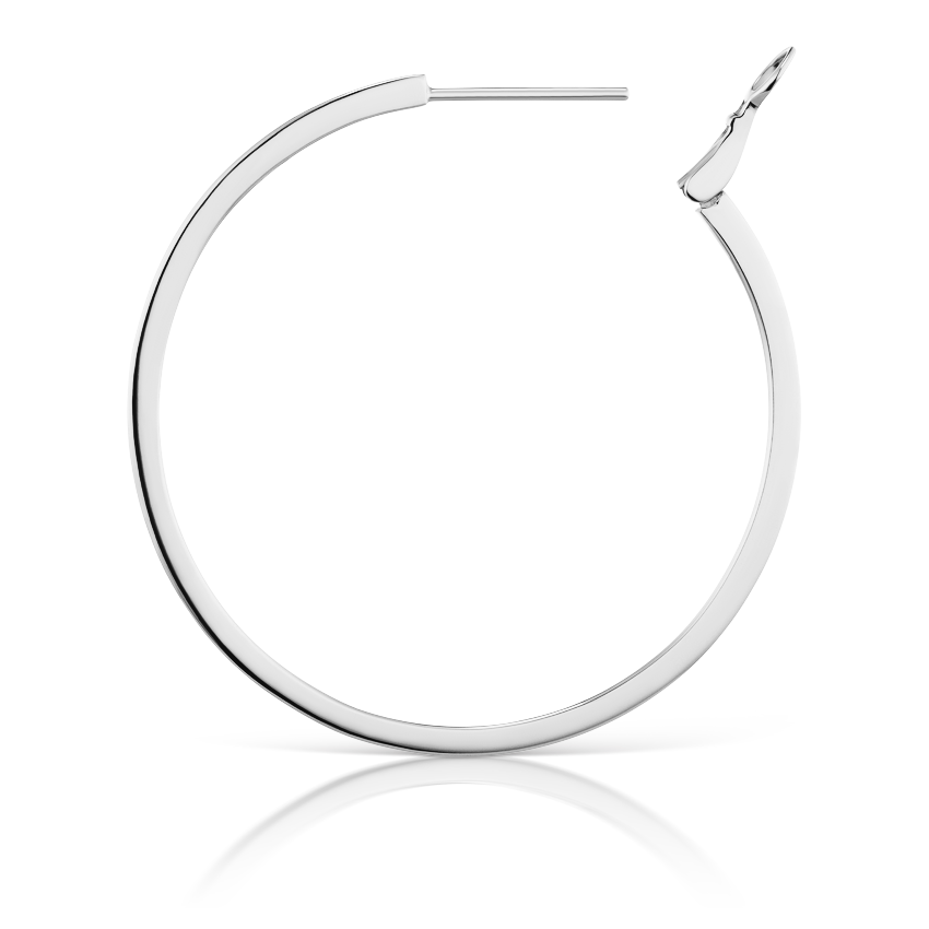 Flat Hoop Earring