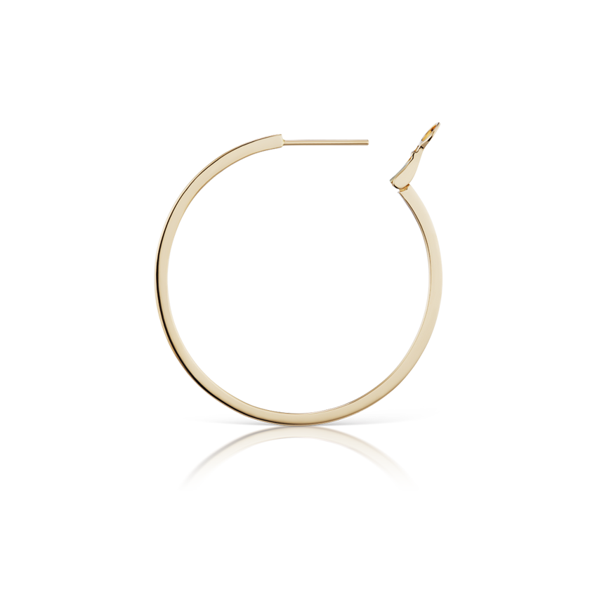 Flat Hoop Earring
