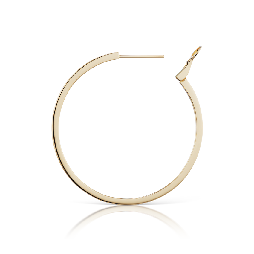 Flat Hoop Earring