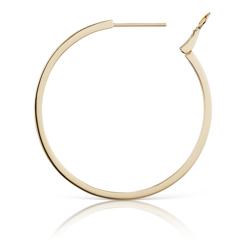 Flat Hoop Earring