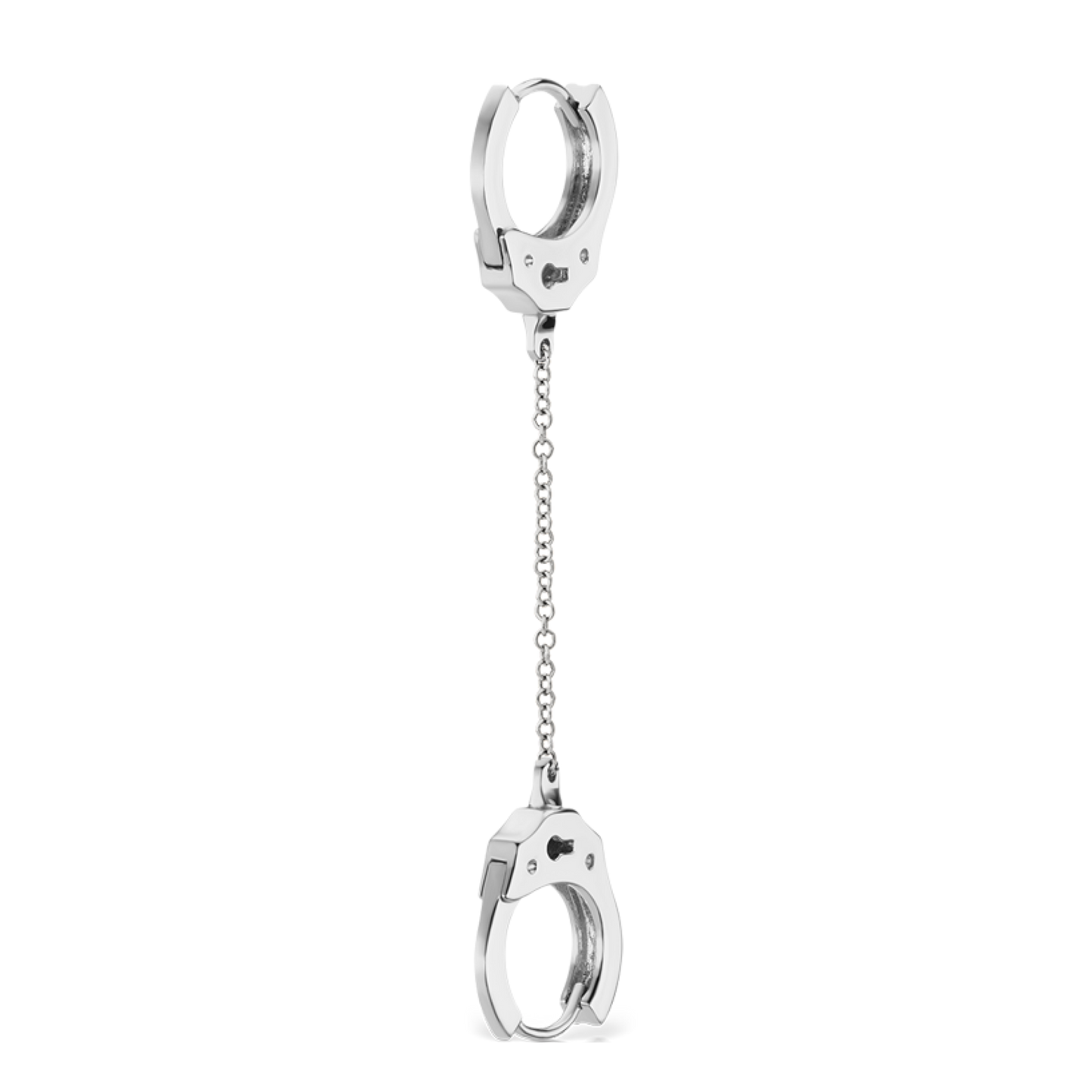 Handcuff Hoop Earring with Medium Chain