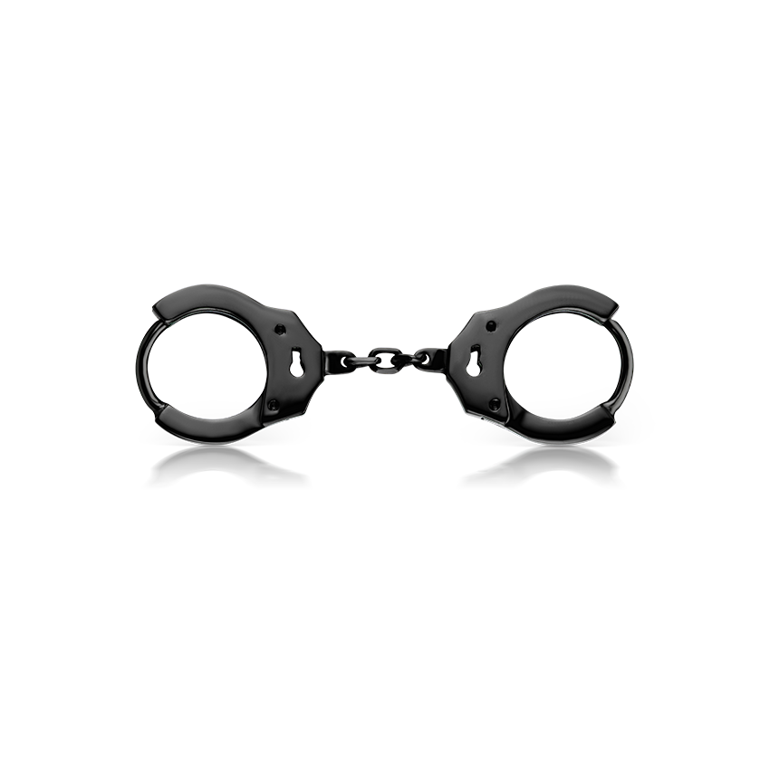 Handcuff Hoop Earring with Short Chain