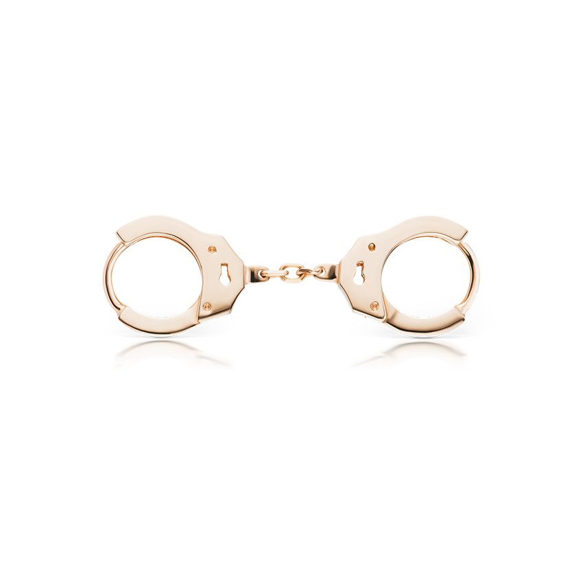 Handcuff Hoop Earring with Short Chain