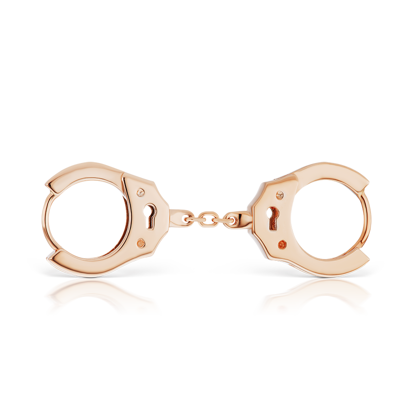 Handcuff Hoop Earring with Short Chain