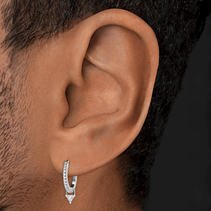 Diamond Triangle Charm