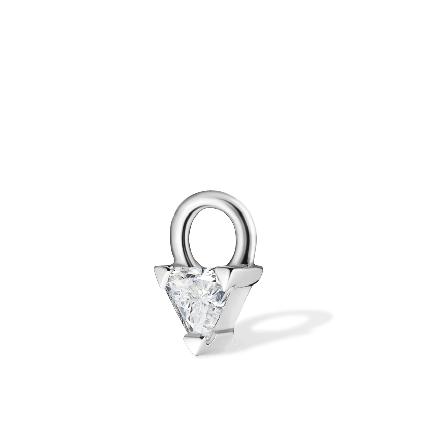 Diamond Triangle Charm