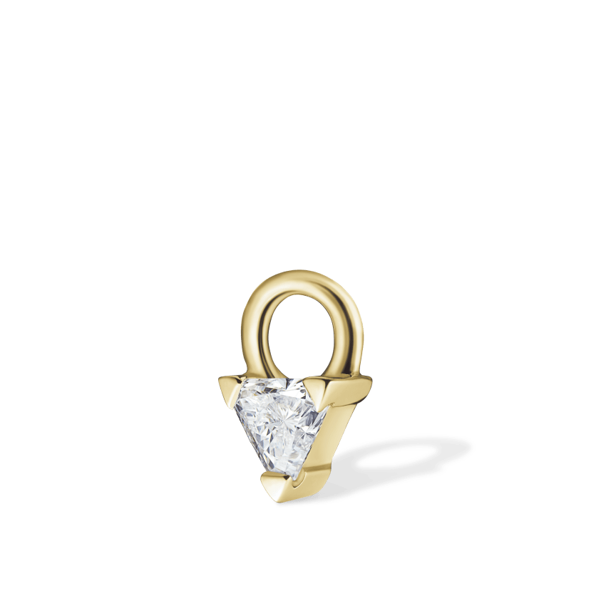 Diamond Triangle Charm
