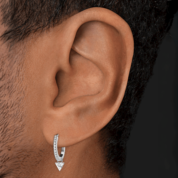 Invisible Set Triangle Diamond Charm