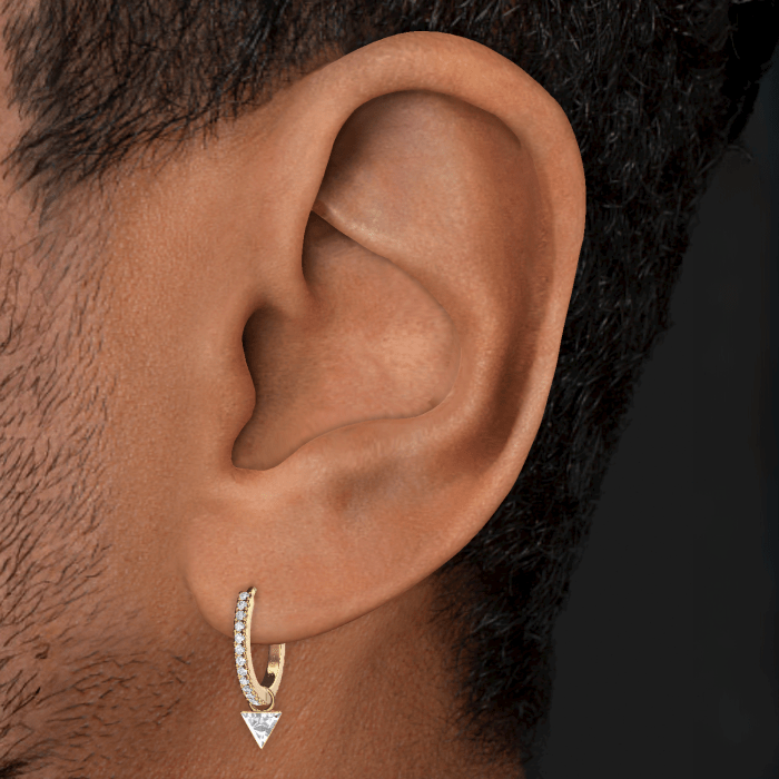 Invisible Set Triangle Diamond Charm