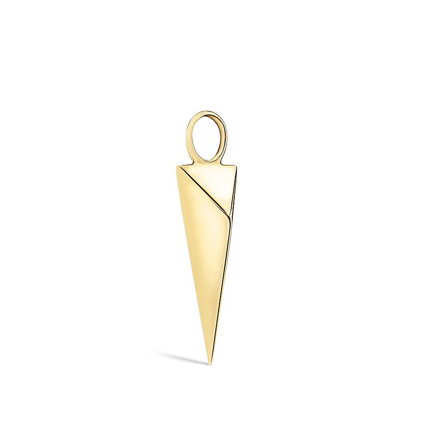Faceted Long Spike Charm