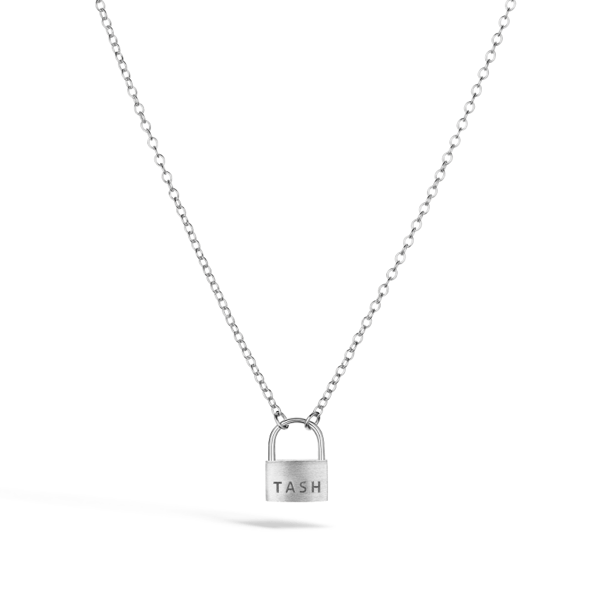 Padlock Necklace | Gold Statement Necklace | MARIA TASH