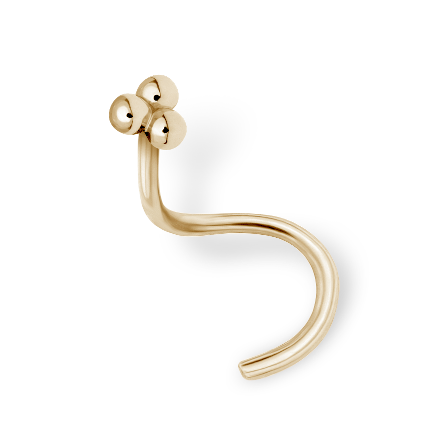 Three Ball Trinity Nostril Screw