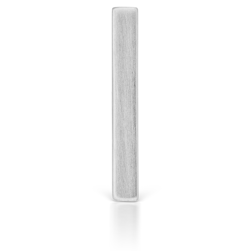 Matte Square Bar Stud Earring