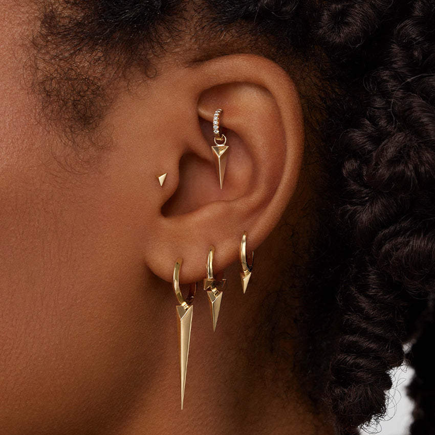 Diamond Eternity Hoop Earring