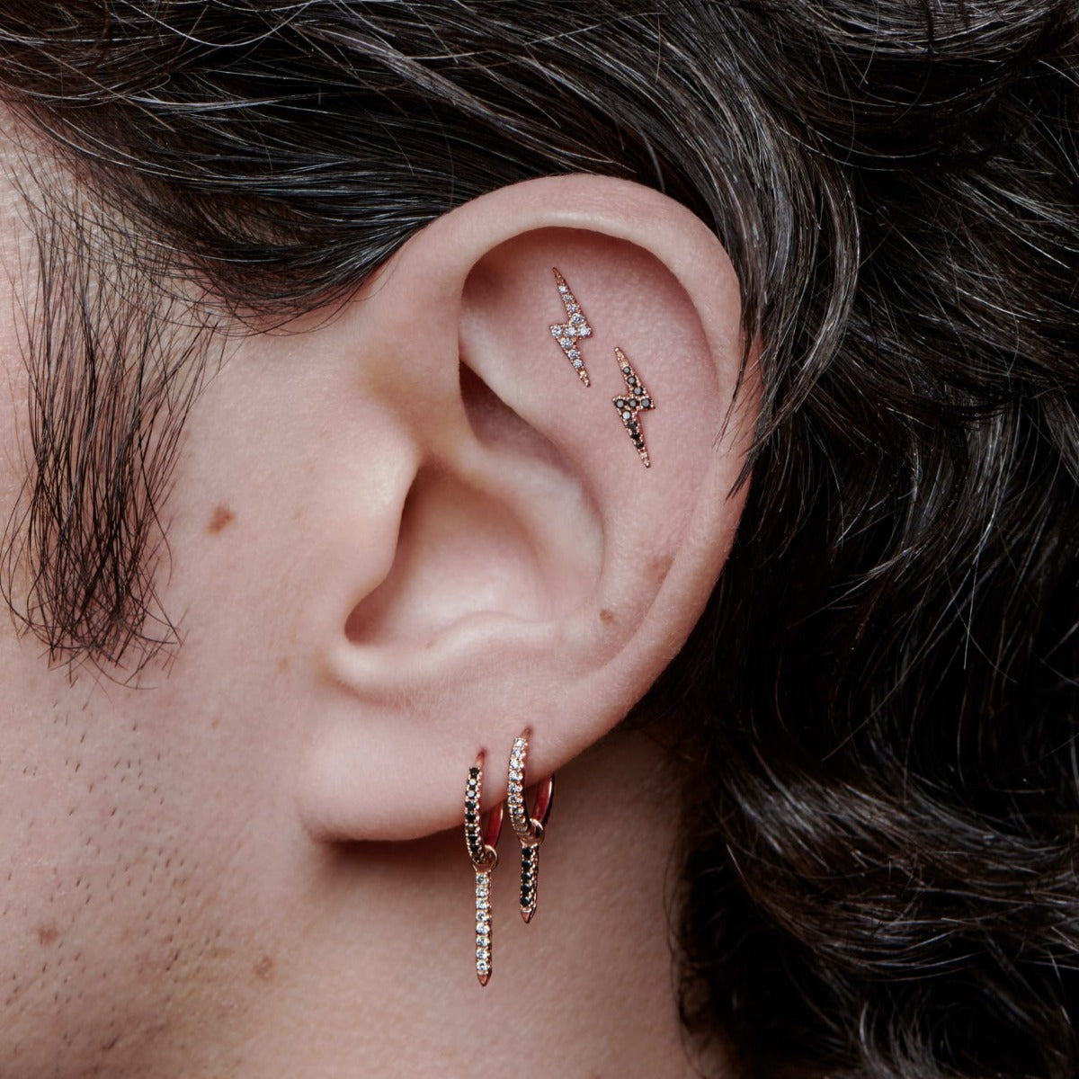 Diamond Eternity Hoop Earring