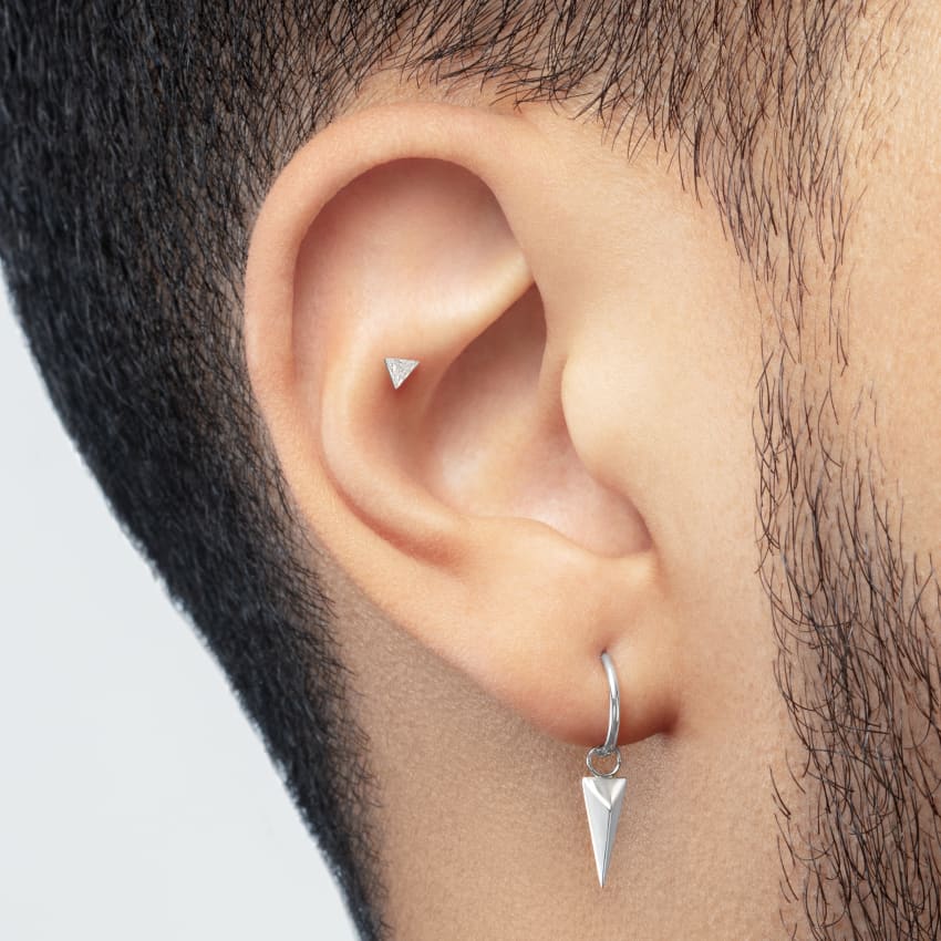 Faceted Long Spike Charm