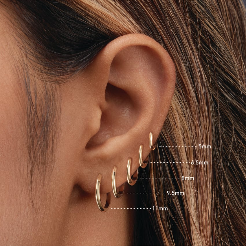 Vertex Hoop Earring