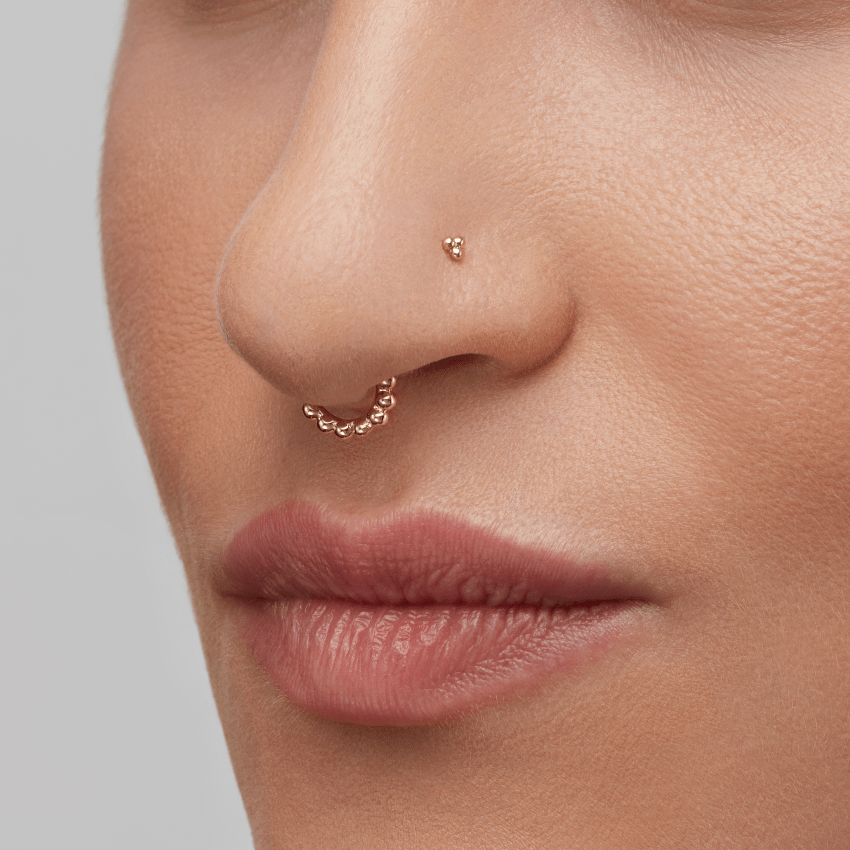 Three Ball Trinity Nostril Screw