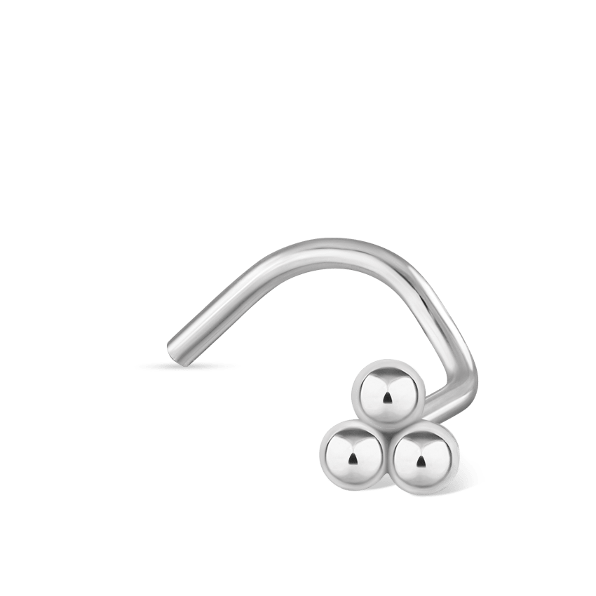 Three Ball Trinity Nostril Screw