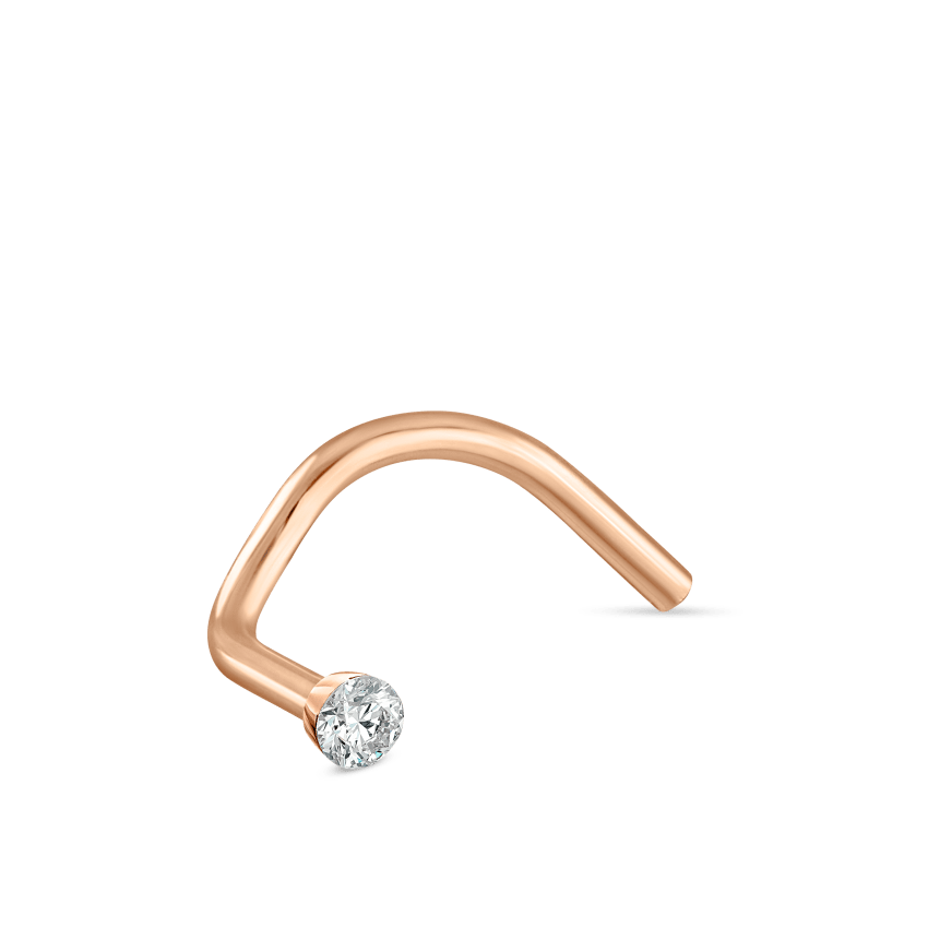 Invisible Set Diamond Nostril Screw