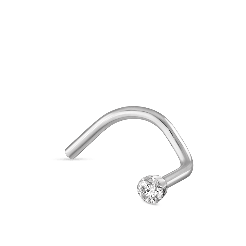 Invisible Set Diamond Nostril Screw